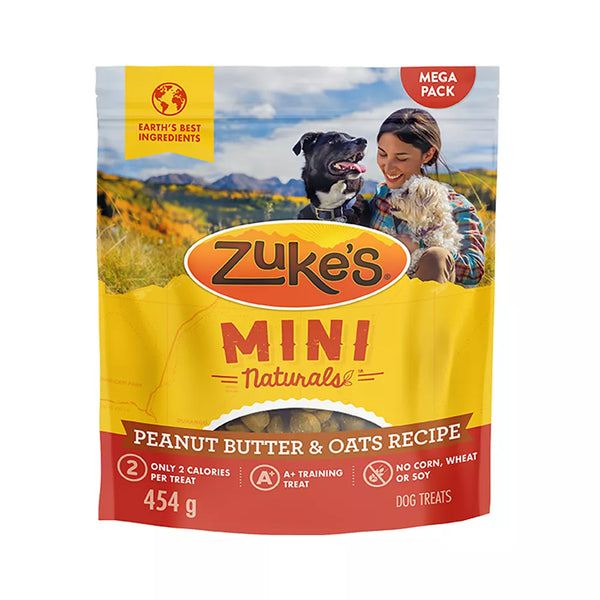Zuke's Mini Naturals Tender Bites Dog Treats - Peanut Butter & Oats