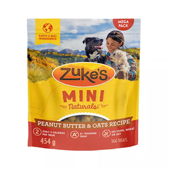 Zuke's Mini Naturals Tender Bites Dog Treats - Peanut Butter & Oats
