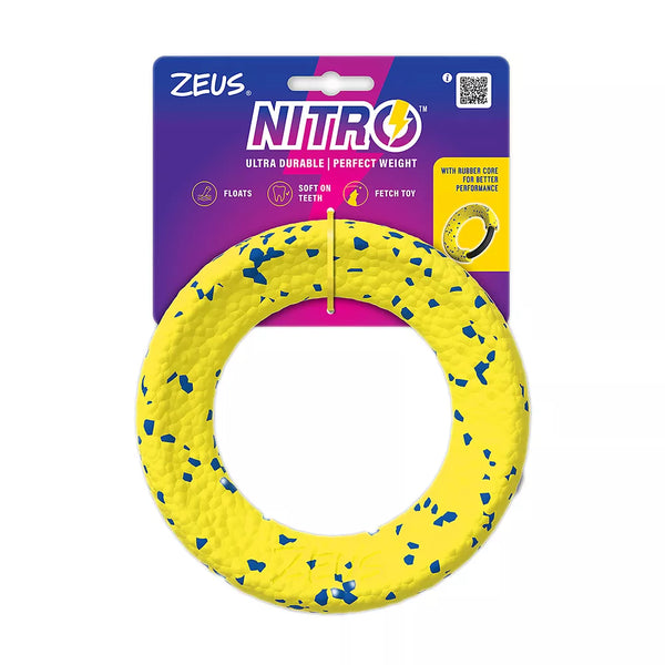 Zeus Nitro Dog Toy Weighted Ring Roller, 16cm (6.3in)
