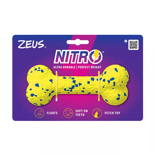 Zeus Nitro Dog Toy Bendy Bone, 16cm (6.3in)