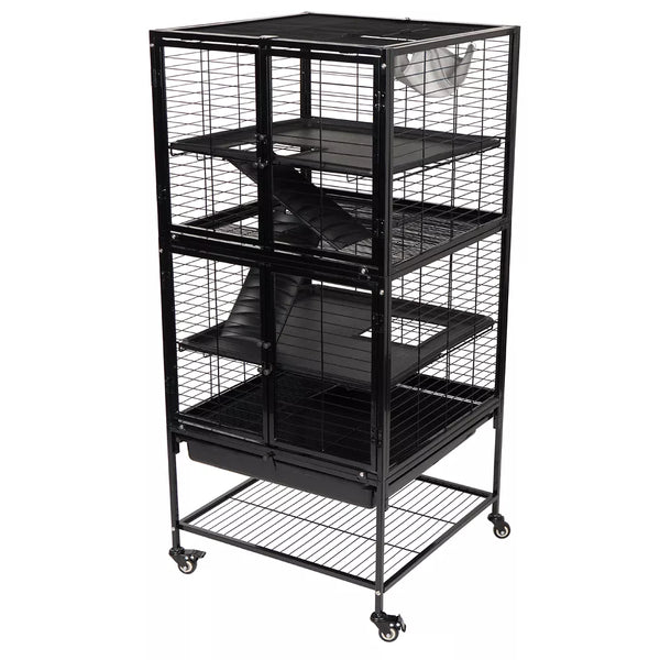 Full Cheeks Multi-Level City Condo Chinchilla Habitat