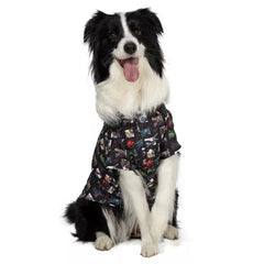 Jurasic World Button Down Dog Shirt