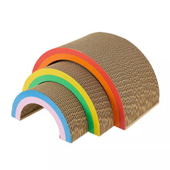 Whisker City® the 3-in-1 Rainbow Nesting Cat Scratcher