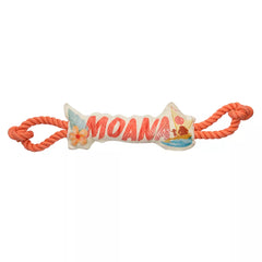 Disney Moana Squeaker Crinkle Rope Plush Dog Toy