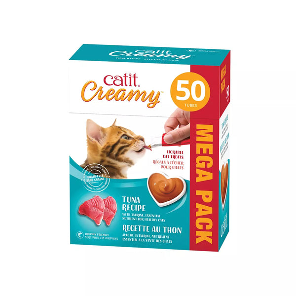Catit Creamy Tuna Flavour Cat Treat, 50 ct