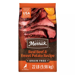 Merrick Dry Dog Food - Grain-Free Real Beef and Sweet Potato Recipe