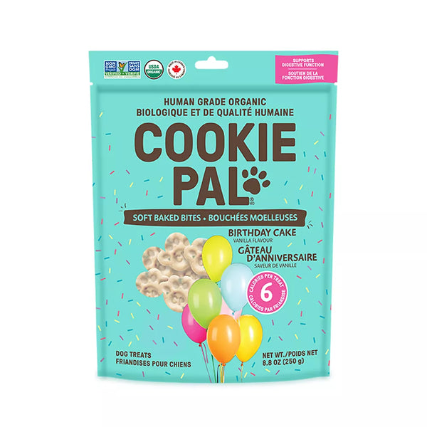 COOKIE PAL Dog Treats Birthday Cake Soft Baked Bites