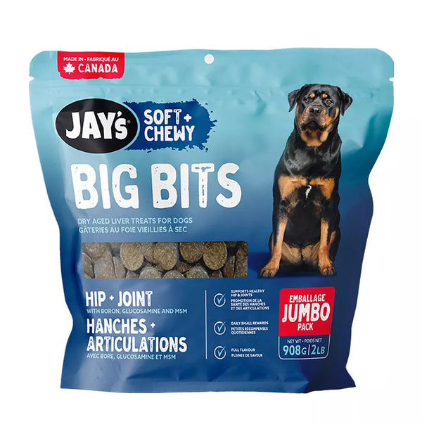 JAY'S BIG BITS Dog Treats - Pork Liver, Hip & Joint