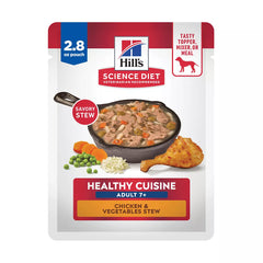 Hill's Science Diet Healthy Cuisine Senior 7+ Wet Dog Food Topper - Chicken & Vegetable, 2.8 oz