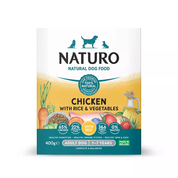 Naturo Adult Dog Wet Food - Chicken with Rice and Vegetables