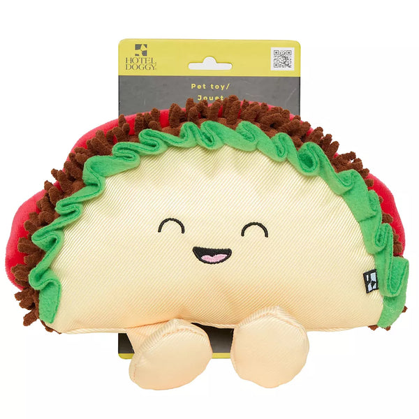 Hotel Doggy Dog Toy - Taco, O/S