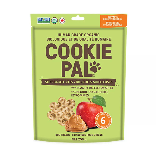 COOKIE PAL Dog Treats Peanut Butter & Apple Soft Baked Bites