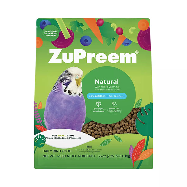 Zupreem Natural Food For Small Birds 2.25 LB