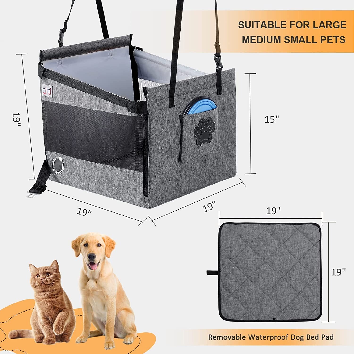 Removable Dog Travel Pad