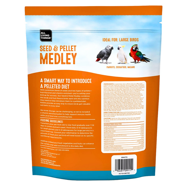 All Living Things 2 lb Parrot Diet – Complete Daily Nutrition