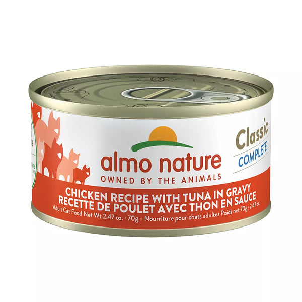 Almo Nature Wet Cat Food - Chicken Recipe with Tuna in Gravy
