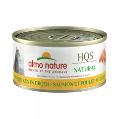 Almo Nature Wet Cat Food - Salmon and Chicken in Broth