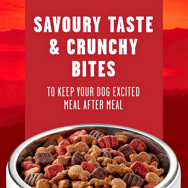 Alpo Cookout Classics Dry Dog Food — Pork, Beef, Chicken & Veggie 16kg Bag