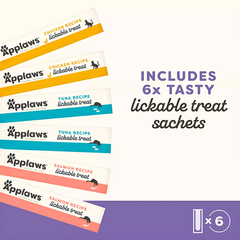 Applaws Puree Treat – Grain-Free Lickable Snack Tubes for Cats