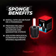 Aquatop CAF-25 Internal Sponge Filter Benefits