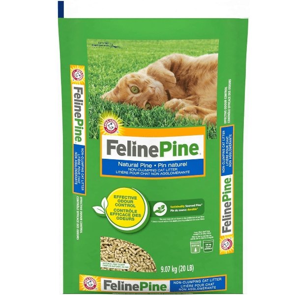 Arm & Hammer Feline Pine Non-Clumping Pine Pellet Cat Litter, 9.07kg