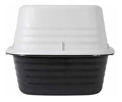 Arm & Hammer Large Rimmed Wave Litter Box Good