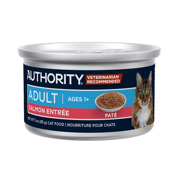 Authority Cat - Adult, Wet Food, Pate, Salmon, 3 OZ