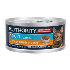 Authority® Everyday Health Adult Cat Wet Food - 5.5 Oz, Flaked in Gravy
