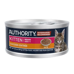 Authority® Everyday Health Indoor Kitten Cat Wet Food - 5.5 Oz, Pate, With-Grain