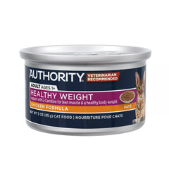 Authority Healthy Weight Wet Cat Food - Pate, 3 oz