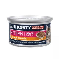 Authority Indoor Kitten Wet Cat Food - Pate, 3 oz