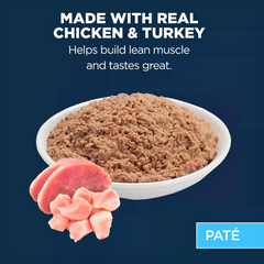 Authority Sensitive Stomach & Skin Wet Cat Food Pâté Chicken & Turkey – 3oz