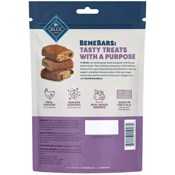 BLUE BeneBars 9oz Chicken & Berries Immune Treats