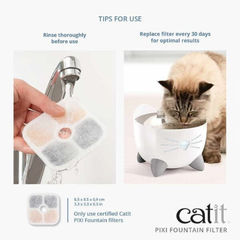 Better Hydration with Catit PIXI Fountain Filters – Fit for All PIXI Models