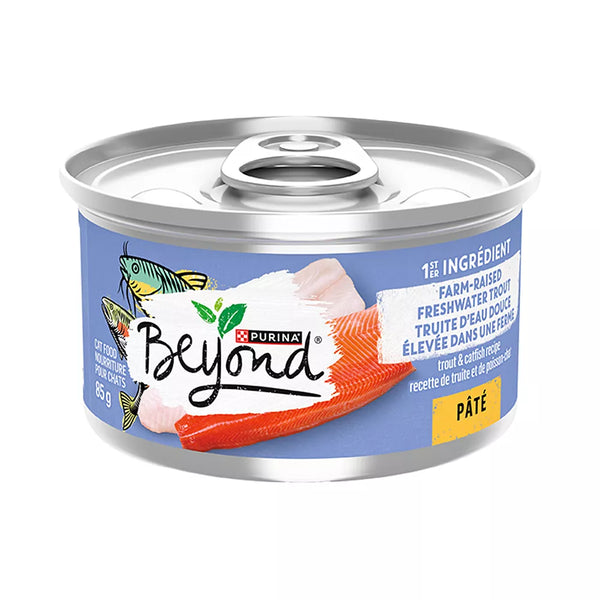 Beyond Adult Wet Cat Food Pâté - Trout & Catfish Recipe, 85 g