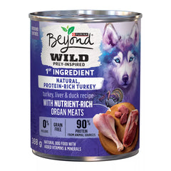 Beyond Wild Wet Dog Food - Wild Turkey, Liver & Duck Recipe