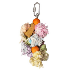 Bird Life Shaggy Kabob Colorful Hanging Bird Toy for Cages