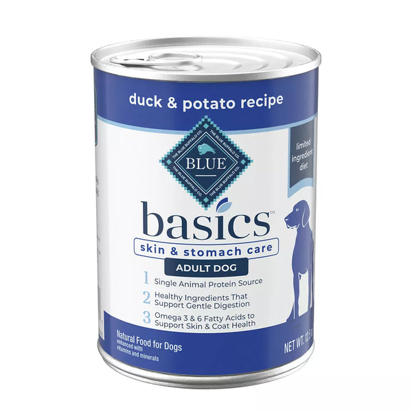 Blue Buffalo® Basics™ Skin & Stomach Care Adult Wet Dog Food - Duck & Potato, 12.5 oz