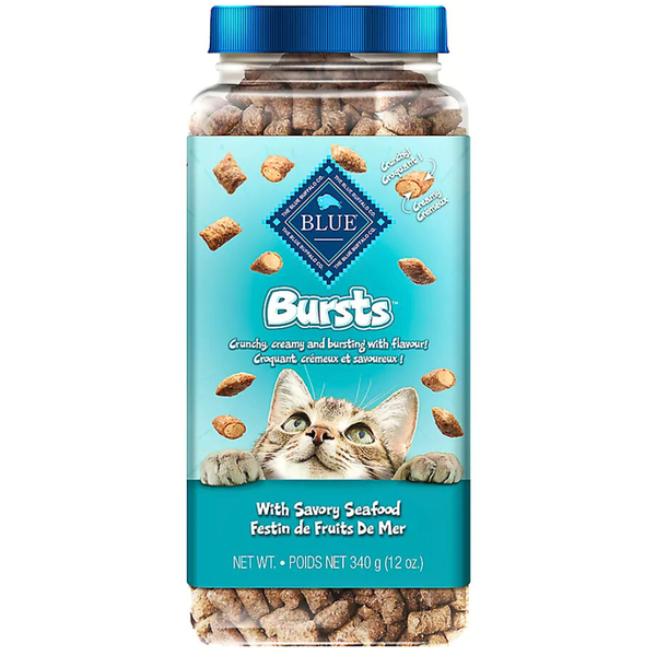 Blue Buffalo® Bursts  All Life Stages Treat Cat Treats - Natural, Fish