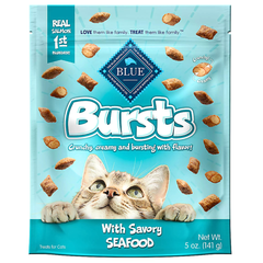 Blue Buffalo Bursts Cat Treats – Natural Fish Flavor for All Life Stages