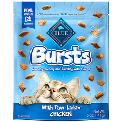 Blue Buffalo Bursts Natural Chicken Flavor Treats for Cats