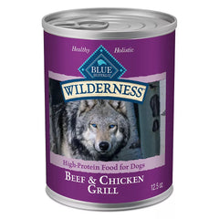 Blue Buffalo® Wilderness™ Adult Wet Dog Food - Grain Free, Beef & Chicken, 12.5 oz