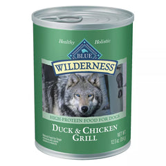 Blue Buffalo Wilderness Adult Wet Dog Food - Grain Free, Duck & Chicken, 12.5 oz
