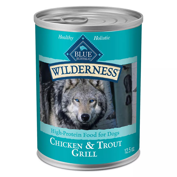 Blue Buffalo® Wilderness™ Adult Wet Dog Food - Grain Free, Trout & Chicken, 12.5 oz