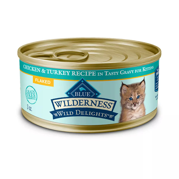 Blue Buffalo Wilderness Kitten Wet Cat Food - Natural, 3 Oz.