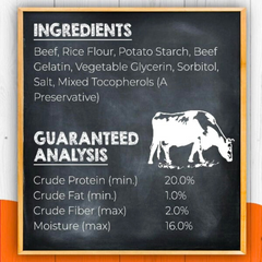 Canine Naturals Beef Dog Chews – Easy to Digest, No Rawhide