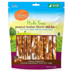 Canine Naturals Hide-Free Peanut Butter Sticks – Rawhide-Free Dog Chew