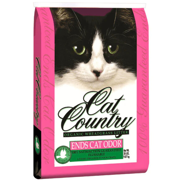Cat Country Organic Wheatgrass Litter for Natural Odor Control