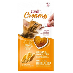 Catit Creamy Lickable Chicken & Liver Recipe Cat Treat