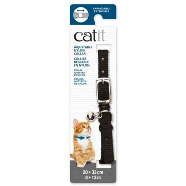 Catit Expandable Nylon Cat Collar – Snag-Proof, Break-Free & Adjustable 8-13 in